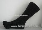 Eco-Friendly Black Womens Wool Socks , Sexy Warm Mid Calf Sock