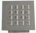 IP65 dynamic rated weatherproof keypad with 16 keys for Internet public phones