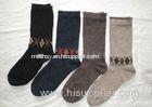 Anti Slip Soft Mens Wool Socks With Fashionable Jacquard For Sports