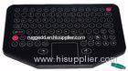 Water proof movable desktop industrial membrane keyboard with sealed touchpad