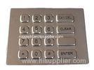 2mm long stroke metal stainless steel vending machine keypad for gas stations