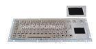 Stainless steel vandal - proof panel mount Industrial Mini Keyboard / metallic keyboard