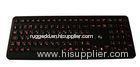 Industrial Illuminated IP68 keybord / man machine keyboard with optical trackball