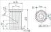 Shank Dn5 Round threading die 60 ~ 64 HRC TiCN Coating finishing machining