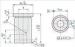 Shank Dn5 Round threading die 60 ~ 64 HRC TiCN Coating finishing machining