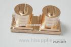 Copper / Brass Horizontal CNC Milling Parts with Anodizing / Polished Finish