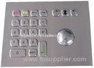 IP65 304 stainless steel trackball pointing device mouse USB interface