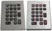 IP65 21 key marine keyboard , stainless steel keyboard with red backlight