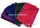 Green Red Chenille Replacement Microfiber Mop Head, Flat Washable Mop Head