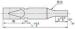 Finished Maching Ball Lock Punches SKH51 Heavy Load Type with Wrench Flat