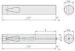 SKD11 / SKH51 Ball lock punch Heavy / Light load Blanks Type with Wrench Flat