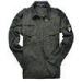 Fashion Cotton Police Casual Mens Cargo Shirt With Solid Color