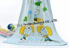 Printed childrens bath towels , microfiber cartoon bath towels