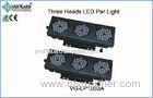 Auto-run Mode DMX 512 Beam angle LED Par Can Lights Super Brightness Three Heads LED Stage Light