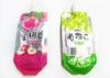 Custom Printed Stand Up Spout Pouch Heat Sealing For Juice Or Jelly