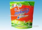 Custom Printed Stand Up Pouch , Washing Powder Bag Packaging Pouches With Three Handles