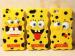 2015 China cheap wholesale Spongebob squarepants shape silicone mobile phone case cover for iphone