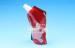 Standing Drinking Water In Plastic Water Bag for outdoor Sport , BPA Free