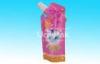 Promotional Flexible Plastic Water Bag / spouted pouch , Kids Water Bag