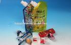 Durable Stand Up Foldable Water Bottle Bag / Packaging Biodegradable Bag