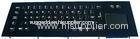Ultra thin IP65 Dynamic Industrial Black Metal Keyboard Durable Vandal resistant