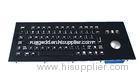 2.0mm Black Metal Keyboard with trackball / kiosk keyboard EMC Standard