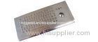 Waterproof flat key industrial keyboard with trackball optical & laser for internet terminal