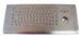82 key wall mounting flat design metal kiosk keyboard with FN key and touchpad