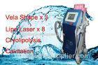 Medical Vela Shape Cryo Cool Sculpting Machine For Skin Lifting And Whitening