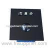 Top panel black stainless steel waterproof industrial mouse with trackball