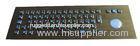 Stainless steel Illuminated USB Keyboard with trackball Compact Format