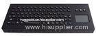 Movable black illuminated Industrial Keyboard With Touchpad Desktop version