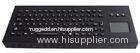 Movable black illuminated Industrial Keyboard With Touchpad Desktop version