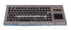 Easy cleaning Illuminated industrial army , military Keyboard with touchpad