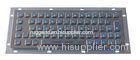 64 keys USB stainless steel industrial pc keyboard / compact illuminated keyboard
