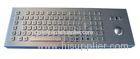 Metal terminal keyboard , stainless steel keyboard with trackball IP65