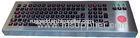 Durable Backlight Black Military Industrial Metal Keyboard With Trackball IEC 60512-6