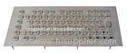 Industrial liquid proof keyboard , SS metal Kiosk Keyboard With 77 Keys