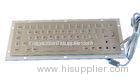 ATM Stainless Steel Industrial Mini Keyboard IP65 With 64 Short Travel Keys