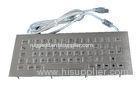 Waterproof and Vandal proofkeyboard / kiosk metal keyboard CE and FCC