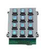 Die casting vandal proof industrial backlight dot matrix USB 12 key keypad