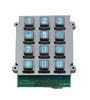 Die casting vandal proof industrial backlight dot matrix USB 12 key keypad
