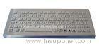 IP65 dynamic vandal proof stainless steel panel mounted keyboard silver color