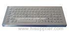 IP65 dynamic vandal proof stainless steel panel mounted keyboard silver color