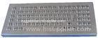 Weather - proof Panel mount metal industrial keyboard stainless steel for Coal Mine