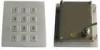 RS232 interface dustproof industrial flat key ATM metal keypad 12 key