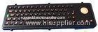 Farsi black panel mount keyboard / illuminated usb keyboard IEC 60512-6