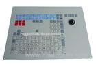 121 Key Industrial Membrane Keyboard with laser trackball panel mount keyboard
