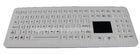 108 keys silicone rubber medical keyboard with rough touchpad white color