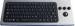 86 keys IP68 waterproof silicone industrial keyboard with trackball sealed keyboard